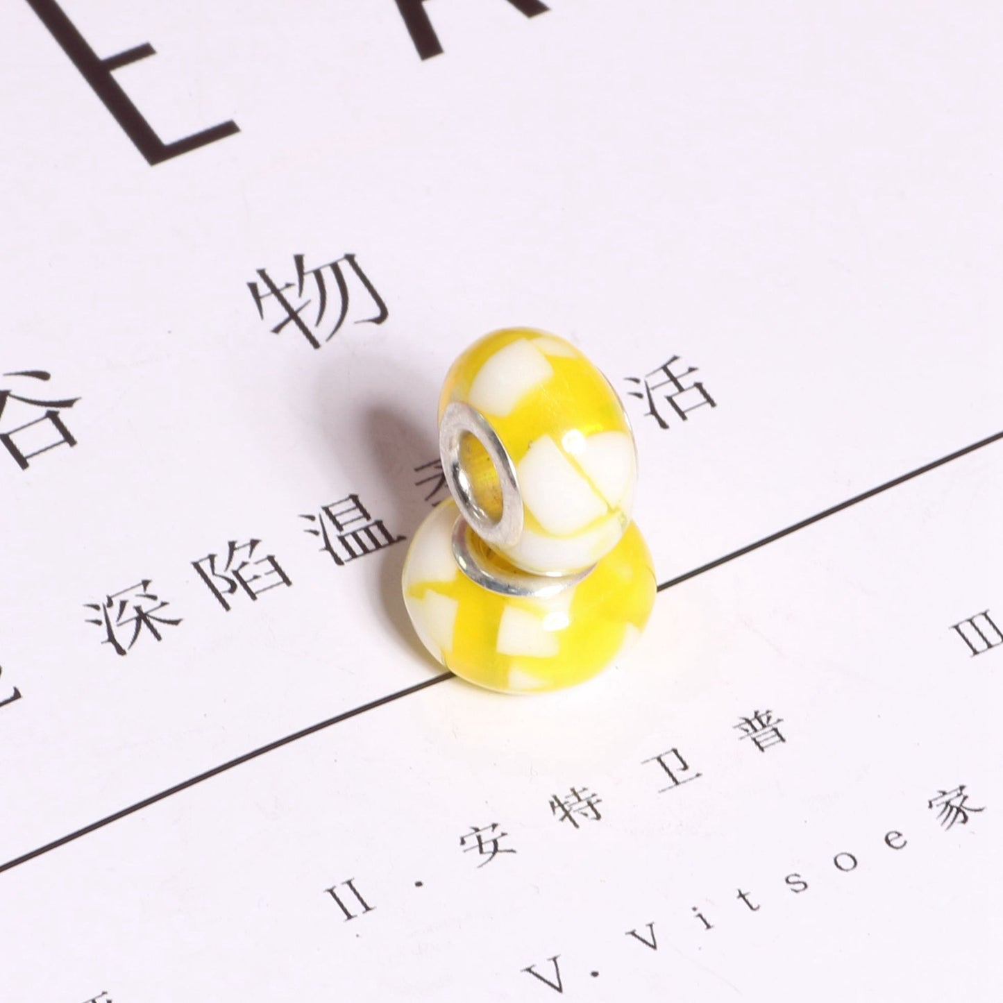 Resin Floral Spacer Beads 14mm Candy Color 50pcs 11