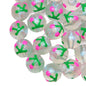 Painted Smiley Face Acrylic Beads 16mm Glow In The Dark 10pcs 5