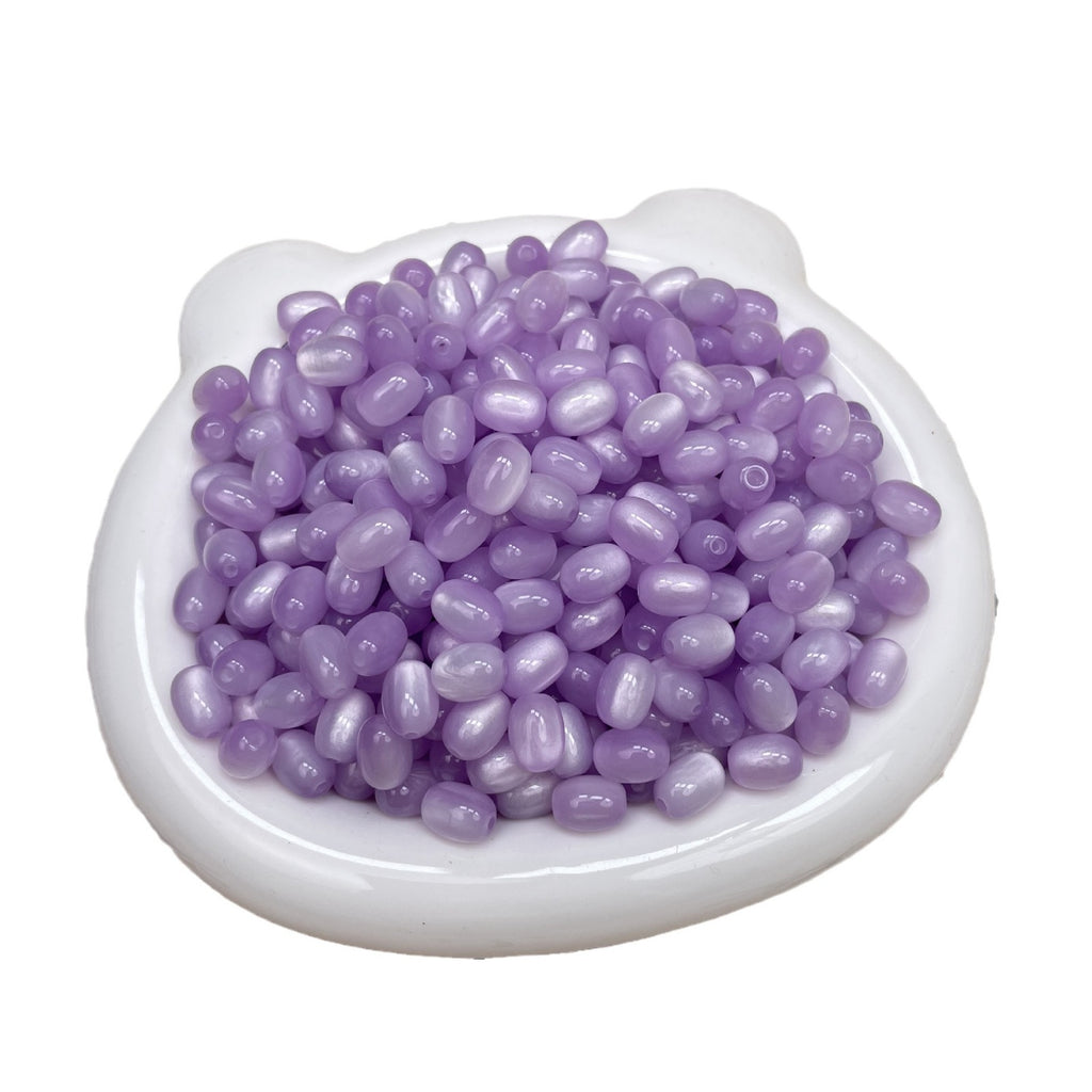 Opal Gradient Oval Resin Beads 11mm Glossy Vintage Style 50pcs 5