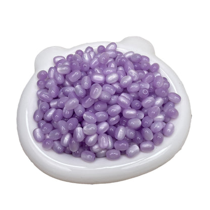 Opal Gradient Oval Resin Beads 11mm Glossy Vintage Style 50pcs 5