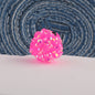 Glitter Bubblegum Beads 14mm Sequin Cluster Rhinestone 10pcs 10