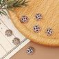 Alloy Heart Bead Caps 8mm Zinc Tibetan Spacer Beads 200pcs 3