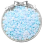 Frosted Abacus Glass Beads 3x6mm Pastel Matte Finish 70pcs 24