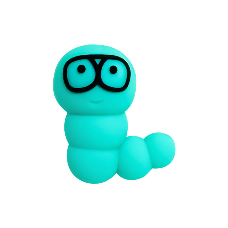 Silicone 3D Focal Beads Caterpillar Segmented Body Glasses 20pcs 8