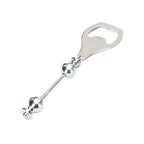 Beadable Bottle Opener Stainless Steel Silver Polished Finish 5