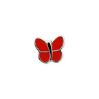 Butterfly Enamel CCB Plastic Acrylic Beads 11mm 50pcs 5