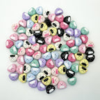 Japanese Rice Ball Metal Beads 8*10mm Enamel Painted Alloy 10pcs 6