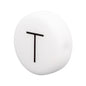 12mm Silicone Letter Beads Flat Round Alphabet Options 20pcs 24
