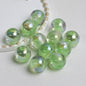 Shimmer Crystal Resin Beads 12mm Round Glossy Mixed Colors 40pcs 13