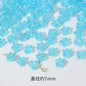 Plating AB Colored Floret Resin Beads 7mm Transparent 100pcs 10