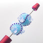 Embellished Bubblegum Beads 16mm Butterfly Embedded Rhinestone 10pcs 9