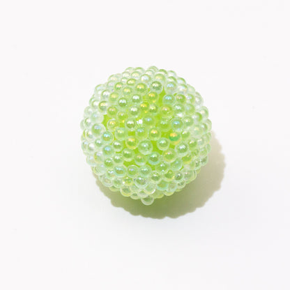 Opaque Bubblegum Beads 15-19mm Macaron Textured Raised Dots 10pcs 17