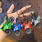 Alloy Mini Motorcycle Keychain Sporty Racing Design Metal 4