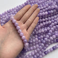 Crackle Round Glass Beads 10mm Ice Cracked Imitation Jade 40pcs 7