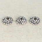 Alloy Flower Bead Caps 12mm Antique Silver Cluster 100pcs 2