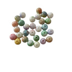 Crackle Round Glass Beads 10mm Imitation Porcelain Pastel Colors 120pcs 4