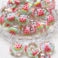 Hand Painted Duckling Cartoon Acrylic Beads 18mm 1pc 11