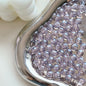Vintage Faceted Round Glass Beads 8mm Iridescent 50pcs 16