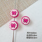 Bell and Bow Metal Beads 13mm Baking Painted Colorful 10pcs 15