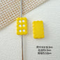 Baking Painted Cookies and Twisted Bow Metal Beads 15mm 21mm 20pcs 11