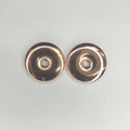 Copper Red Flat Coin CCB Plastic Spacer Acrylic Beads 28mm 100pcs