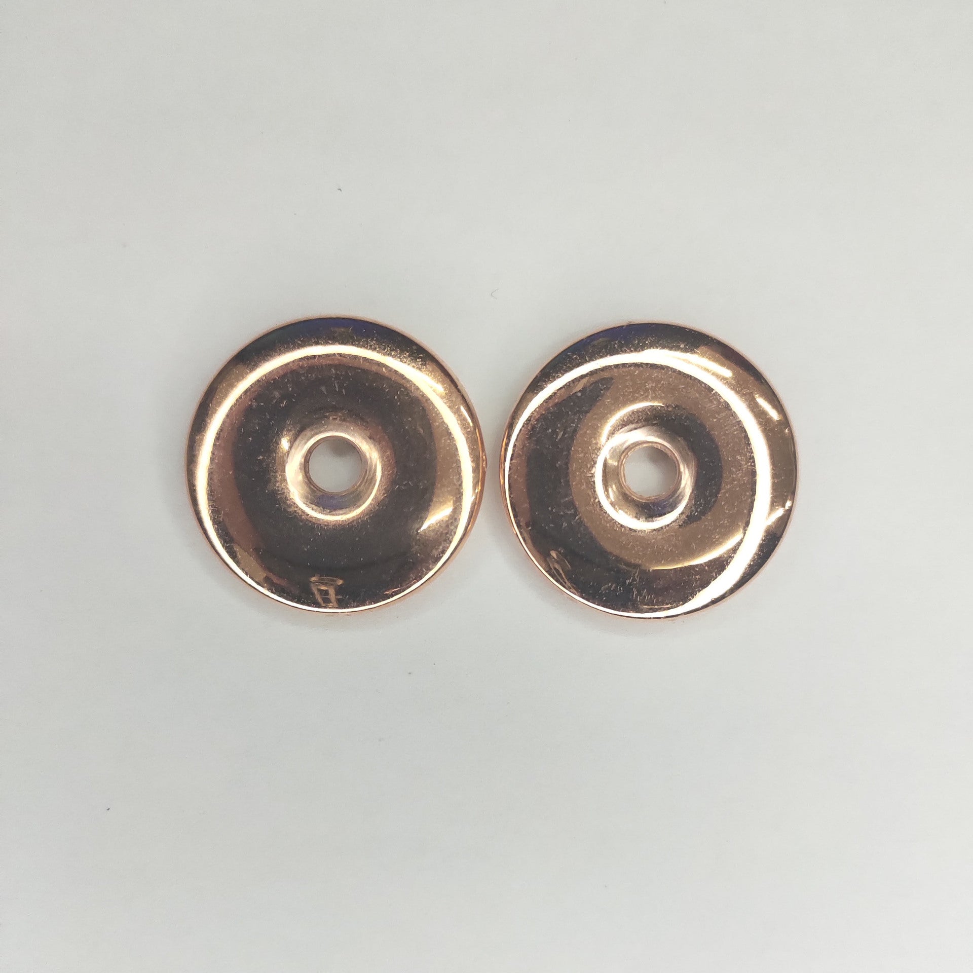 Copper Red Flat Coin CCB Plastic Spacer Acrylic Beads 28mm 100pcs