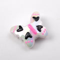 Colorful Plating Butterfly Acrylic Beads 29mm Mixed Smooth Faceted 10pcs 3