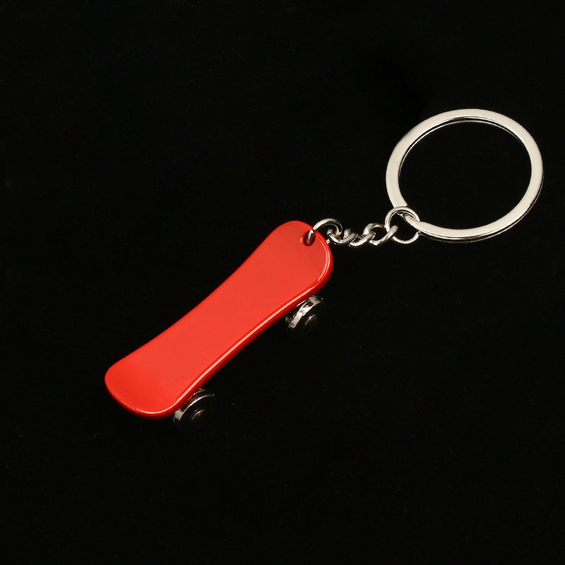 Metal Mini Kick Scooter Keychain Colorful Athletic Charm 5
