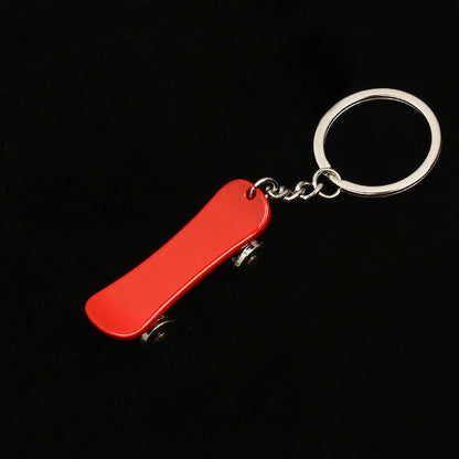 Metal Mini Kick Scooter Keychain Colorful Athletic Charm 5
