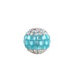 Disco Ball Rhinestone Beads 16mm Iridescent Acrylic 6pcs 5