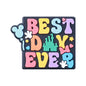 Silicone Focal Beads Dream Catcher Colorful Quotes Navy Background 20pcs 6