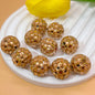 Rhinestone Round Clay Beads 16mm Bright Disco Ball 20pcs 12