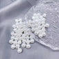 Imitation Baroque Pearl Acrylic Beads Irregular Shape ABS Plastic 100pcs 12