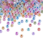 Silver-plated Vintage Seed Glass Beads 3mm Timeless Shimmer 600pcs 5