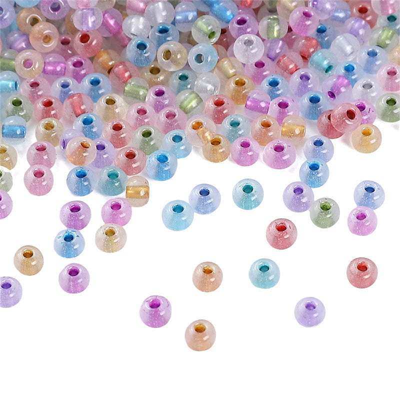Silver-plated Vintage Seed Glass Beads 3mm Timeless Shimmer 600pcs 5