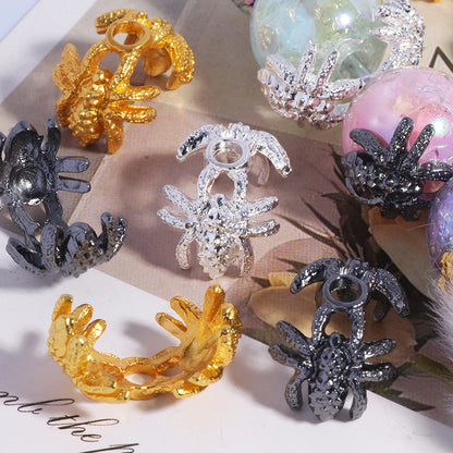 Alloy Spider Bead Caps 20mm 20pcs