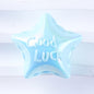 UV Plating Balloon Shaped Heart Star Acrylic Beads 25mm Glossy Pastel 50pcs 18