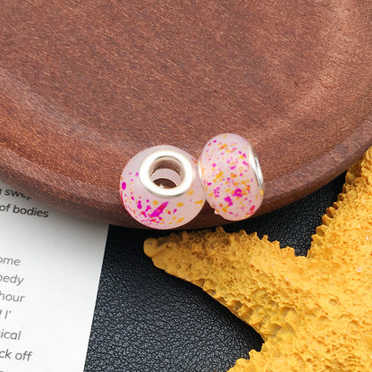 Resin Spacer Beads Pink Tone 40pcs 23