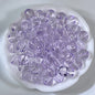 Transparent Glass Beads 10mm Soft Pastel Glossy Finish 100pcs 10