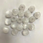 Fluid Glitter Resin Barrel Beads 12mm Natural Shimmer Large Hole 100pcs 7