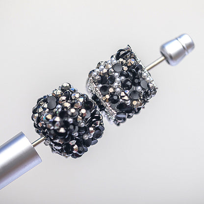Square Rhinestone Beads 18mm Pearl Resin Acrylic Cube 10pcs 8