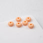 Acrylic Pumpkin Spacer Beads 8mm Striped 50pcs 18