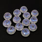 Transparent Aurora Laser Acrylic Beads Iridescent Mixed Shapes 2pcs 48