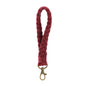 Macrame Crochet Phone Keychain Cotton Rope with Brass Clasp 4pcs 7