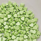 Heart Metal Beads 5mm Baking Painted Colorful Flat 50pcs 5