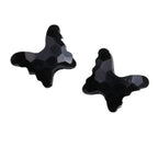 Faceted Butterfly Acrylic Beads 19mm Solid Color Bright 50pcs 3