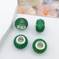 Mixed Design Resin Spacer Beads Green Tone Bulk 40pcs 16