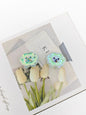 UV Plating Tiny Sheep Acrylic Flat Beads 24mm Glossy Face 50pcs 16