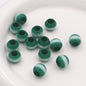 Large Hole Gradient Striped Round Acrylic Beads 10mm 20pcs 9