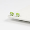 Lampwork Glass Beads Round 10mm Kitten Paws Pattern Glossy 50pcs 6
